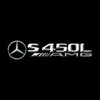 أضواء بروجكتور شعار MERCEDES BENZ رقم 03 (الكمية 1 = 1 مجموعة / 2 أضواء باب)