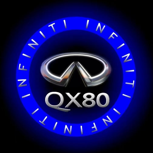LUCI PROIETTORI LOGO INFINITI QX56 Nr.74 (quantità 1 = 1 set / 2 luci porta)