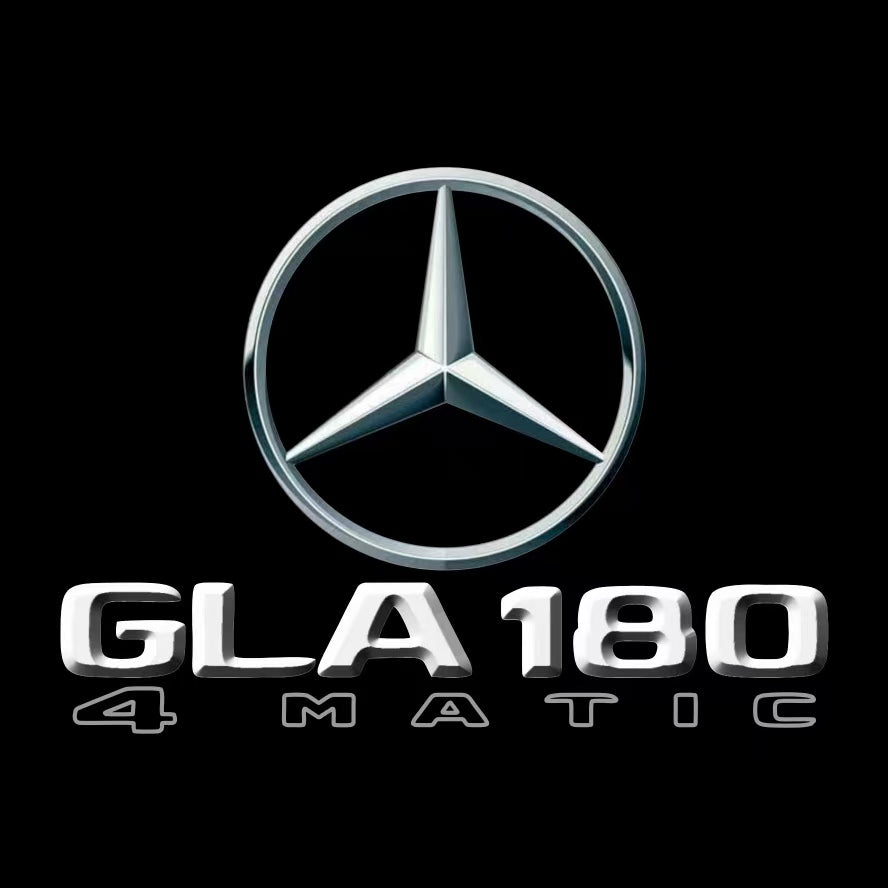 أضواء بروجكتور شعار MERCEDES BENZ رقم 03 (الكمية 1 = 1 مجموعة / 2 أضواء باب)