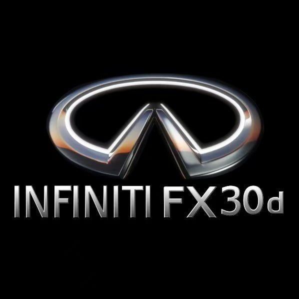 LUCI PROIETTORI LOGO INFINITI QX56 Nr.74 (quantità 1 = 1 set / 2 luci porta)