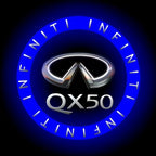 LUCI PROIETTORI LOGO INFINITI QX56 Nr.74 (quantità 1 = 1 set / 2 luci porta)
