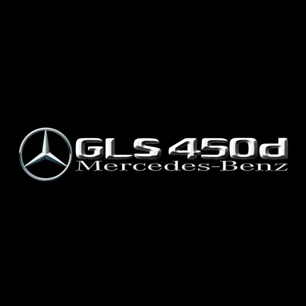 أضواء بروجكتور شعار MERCEDES BENZ رقم 03 (الكمية 1 = 1 مجموعة / 2 أضواء باب)