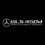 أضواء بروجكتور شعار MERCEDES BENZ رقم 03 (الكمية 1 = 1 مجموعة / 2 أضواء باب)