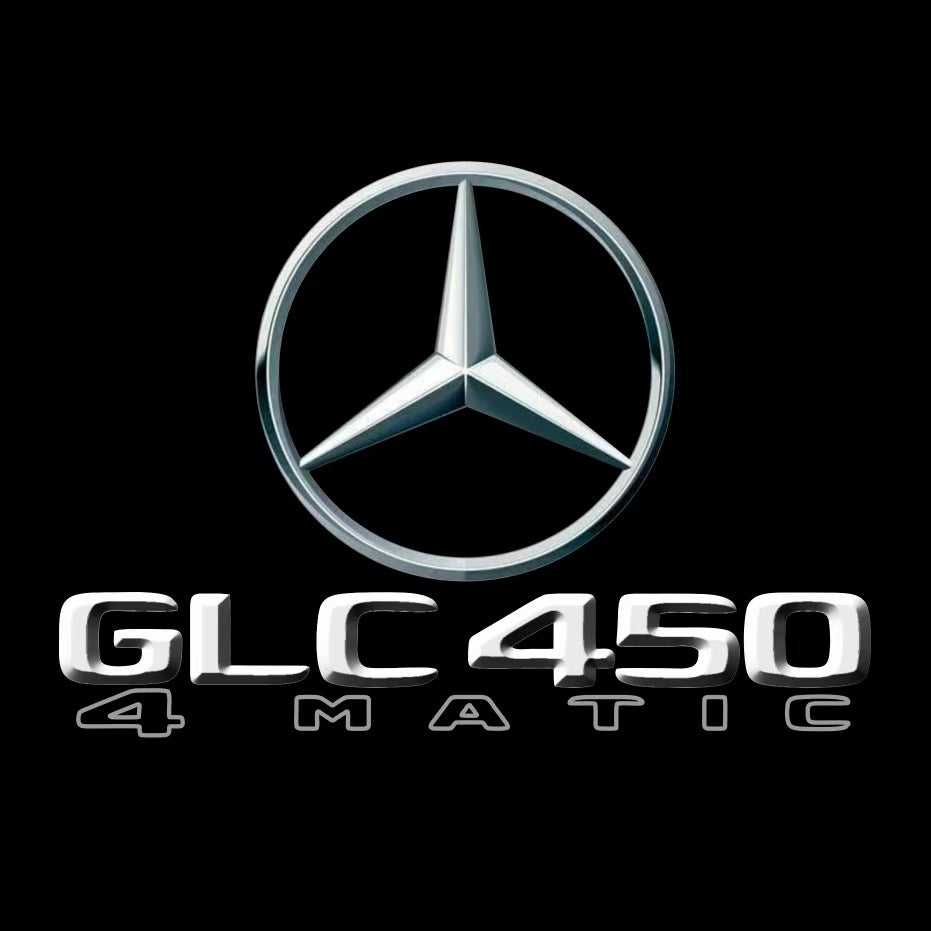 أضواء بروجكتور شعار MERCEDES BENZ رقم 03 (الكمية 1 = 1 مجموعة / 2 أضواء باب)