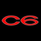 CITROËN C6 LOGO PROJECTOT LIGHTS (quantity 1 = 1 sets/2 door lights) Nr.6024q0t0143
