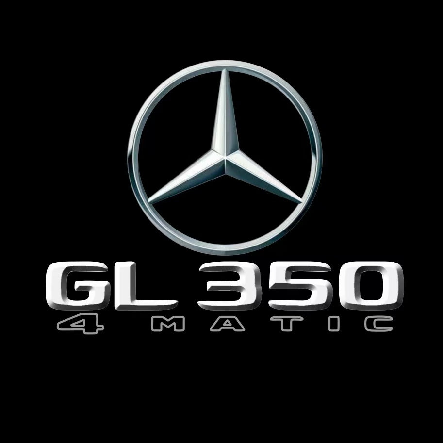 أضواء بروجكتور شعار MERCEDES BENZ رقم 03 (الكمية 1 = 1 مجموعة / 2 أضواء باب)