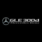 أضواء بروجكتور شعار MERCEDES BENZ رقم 03 (الكمية 1 = 1 مجموعة / 2 أضواء باب)