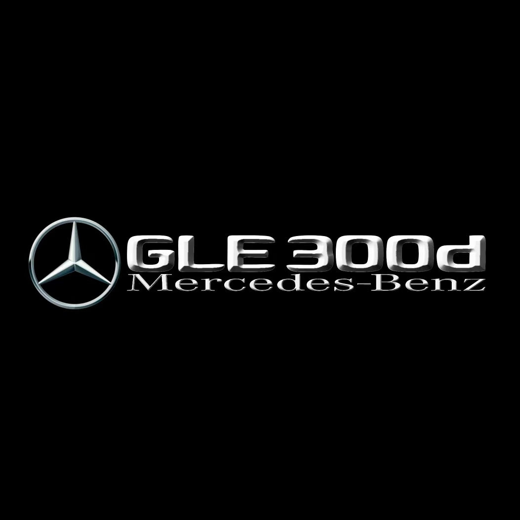 أضواء بروجكتور شعار MERCEDES BENZ رقم 03 (الكمية 1 = 1 مجموعة / 2 أضواء باب)