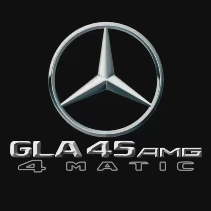 أضواء بروجكتور شعار MERCEDES BENZ رقم 03 (الكمية 1 = 1 مجموعة / 2 أضواء باب)