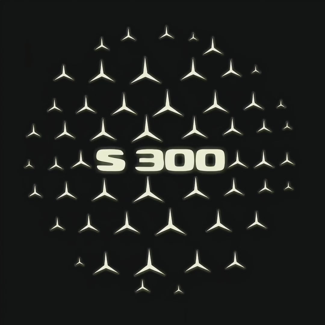 MERCEDES BENZ LOGO PROJECTOT LIGHTS Nr.03 (Menge 1 = 1 Sätze/2 Türleuchten)