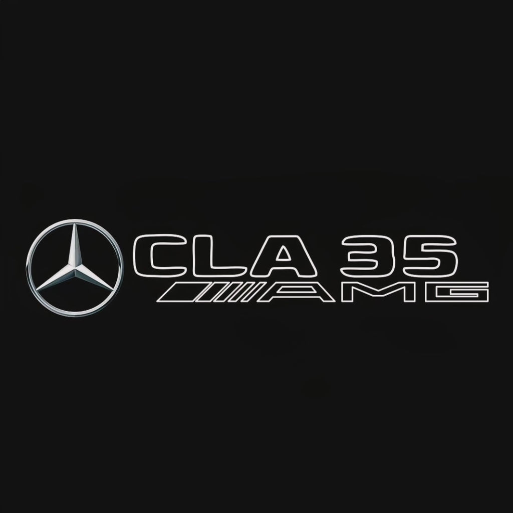 LUCI PROIETTORI LOGO MERCEDES BENZ Nr.03 (quantità 1 = 1 set / 2 luci porta)