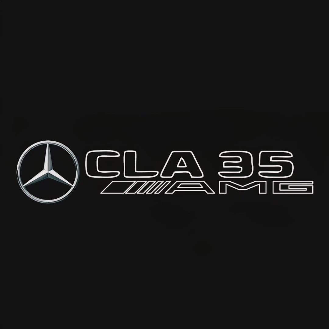 LUCI PROIETTORI LOGO MERCEDES BENZ Nr.03 (quantità 1 = 1 set / 2 luci porta)
