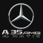 أضواء بروجكتور شعار MERCEDES BENZ رقم 03 (الكمية 1 = 1 مجموعة / 2 أضواء باب)