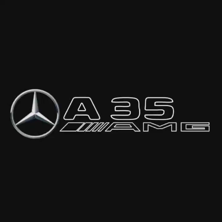 أضواء بروجكتور شعار MERCEDES BENZ رقم 03 (الكمية 1 = 1 مجموعة / 2 أضواء باب)