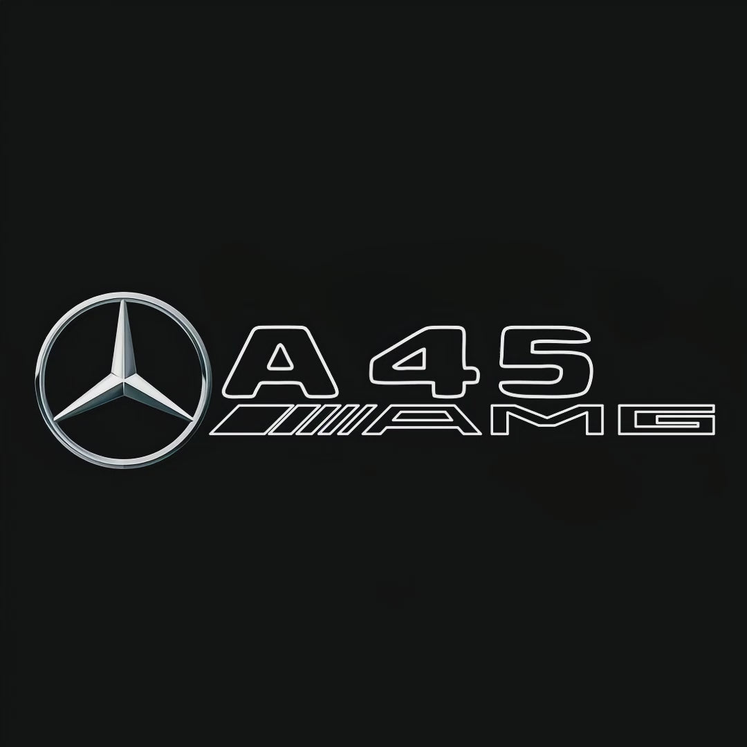 MERCEDES BENZ A45 AMG LOGO PROJECTOR LIGHTS  (quantity 1 = 1 sets/2 door lights)Nr.03f019