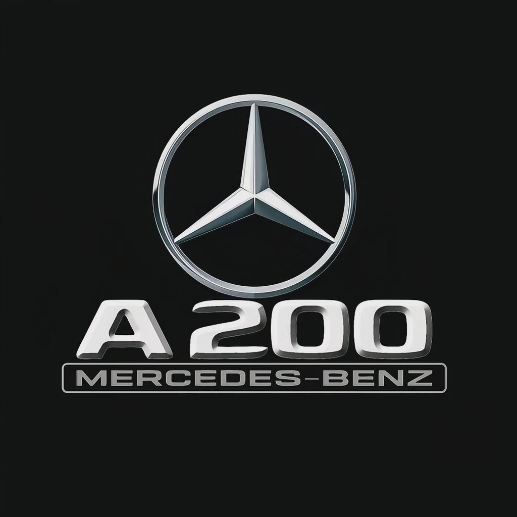 أضواء بروجكتور شعار MERCEDES BENZ رقم 03 (الكمية 1 = 1 مجموعة / 2 أضواء باب)