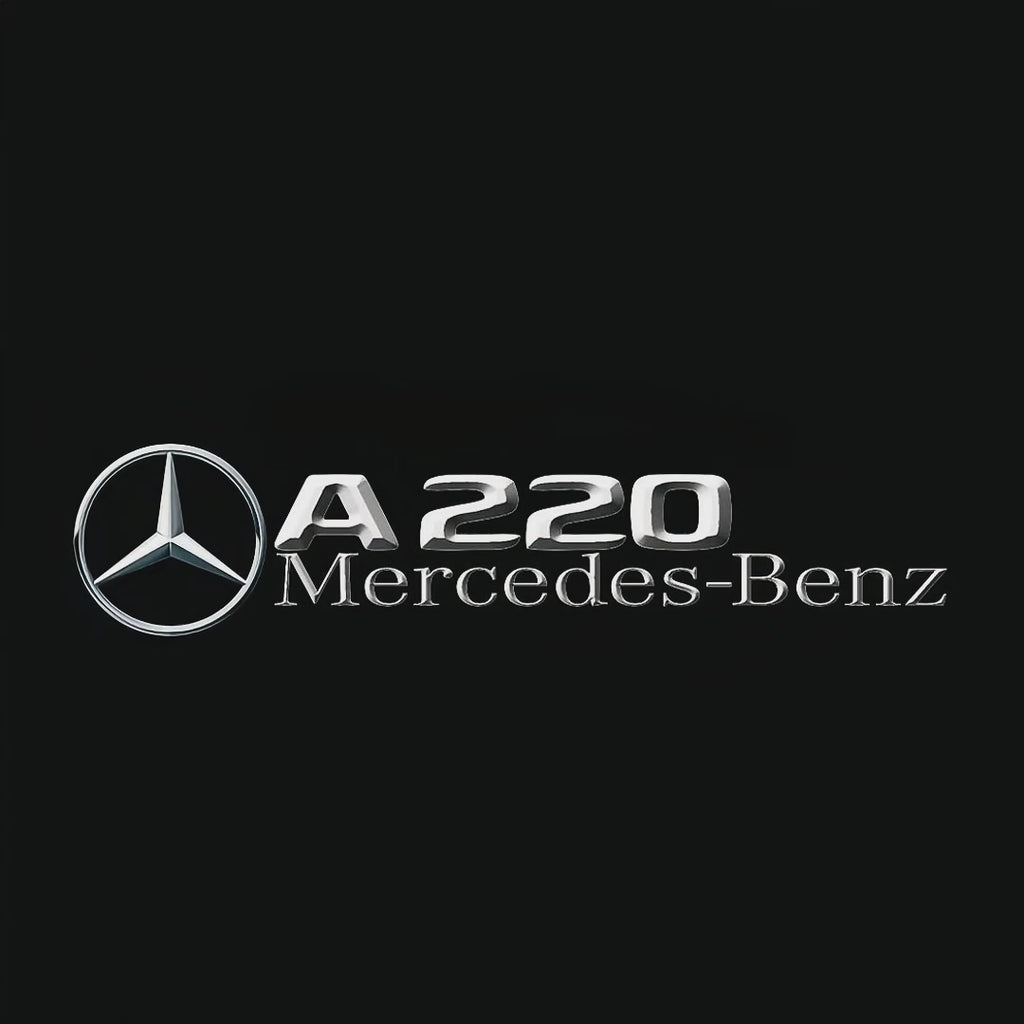 MERCEDES BENZ  A220  LOGO PROJECTOR LIGHTS  (quantity 1 = 1 sets/2 door lights)Nr.03f07