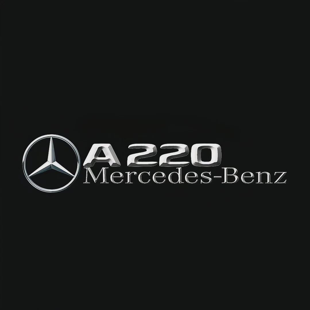 MERCEDES BENZ  A220  LOGO PROJECTOR LIGHTS  (quantity 1 = 1 sets/2 door lights)Nr.03f07
