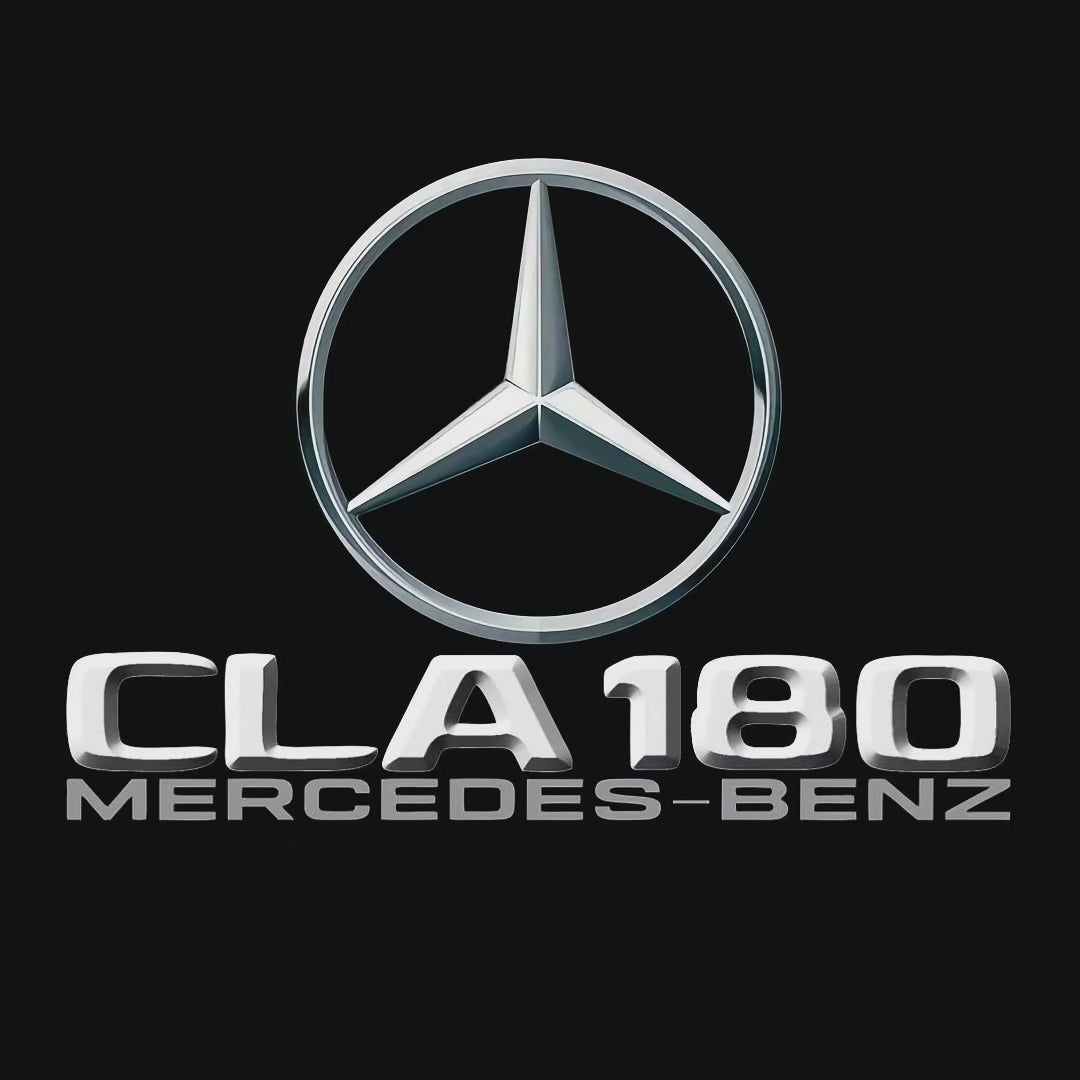 أضواء بروجكتور شعار MERCEDES BENZ رقم 03 (الكمية 1 = 1 مجموعة / 2 أضواء باب)