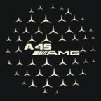 MERCEDES BENZ A45 AMG  LOGO PROJECTOR LIGHTS  (quantity 1 = 1 sets/2 door lights)Nr.03f018