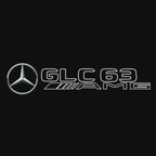 أضواء بروجكتور شعار MERCEDES BENZ رقم 03 (الكمية 1 = 1 مجموعة / 2 أضواء باب)