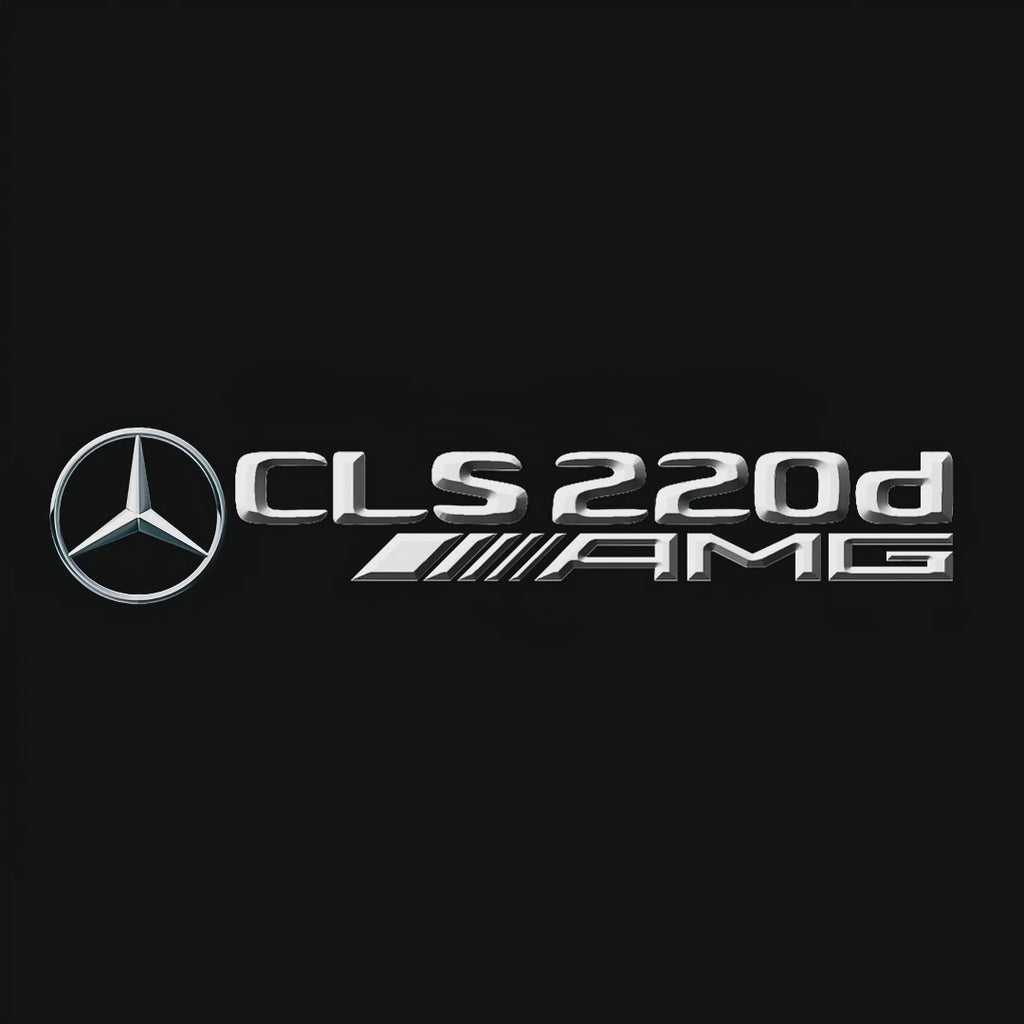 MERCEDES BENZ LOGO PROJECTOT LIGHTS Nr.03 (cantidad 1 = 1 juego/2 luces de puerta)