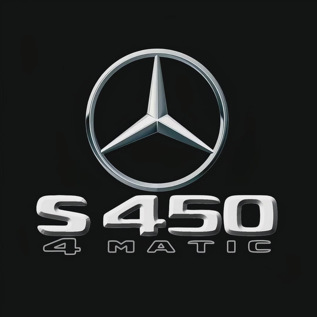 أضواء بروجكتور شعار MERCEDES BENZ رقم 03 (الكمية 1 = 1 مجموعة / 2 أضواء باب)
