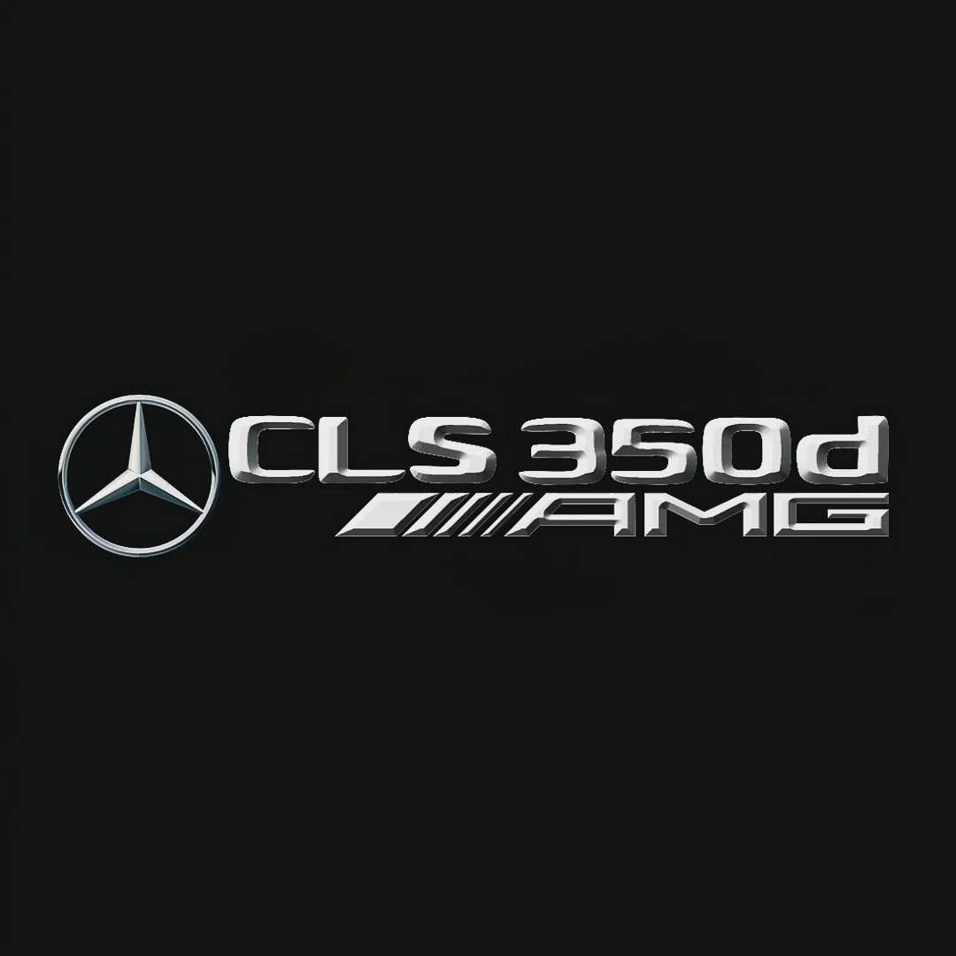 أضواء بروجكتور شعار MERCEDES BENZ رقم 03 (الكمية 1 = 1 مجموعة / 2 أضواء باب)