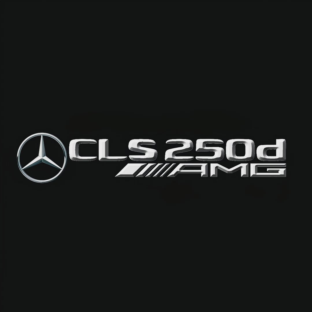 MERCEDES BENZ LOGO PROJECTOT LIGHTS Nr.03 (cantidad 1 = 1 juego/2 luces de puerta)