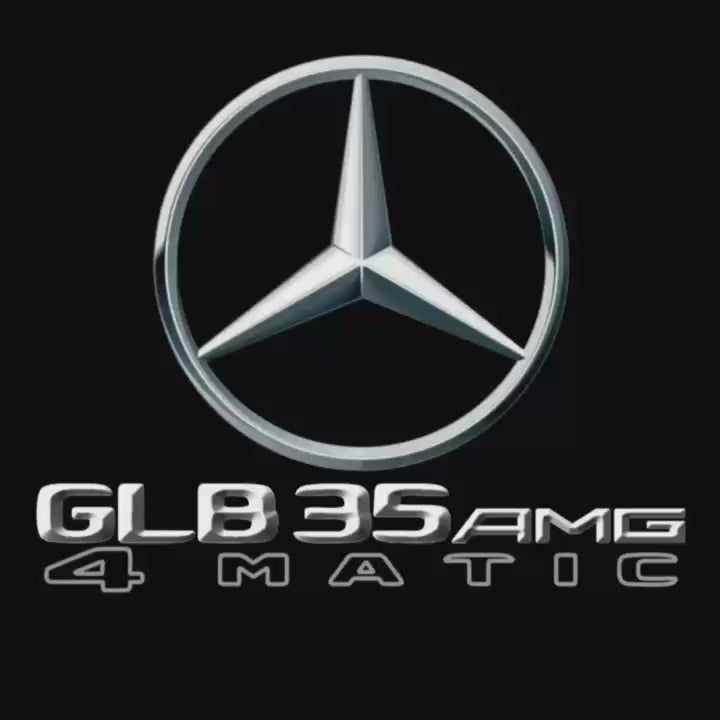 MERCEDES BENZ LOGO PROJECTOT LIGHTS Nr.03 (cantidad 1 = 1 juego/2 luces de puerta)