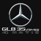 MERCEDES BENZ LOGO PROJECTOT LIGHTS Nr.03 (cantidad 1 = 1 juego/2 luces de puerta)