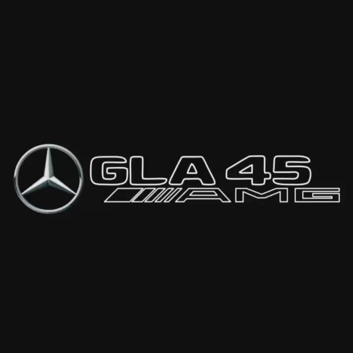 أضواء بروجكتور شعار MERCEDES BENZ رقم 03 (الكمية 1 = 1 مجموعة / 2 أضواء باب)