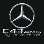 MERCEDES BENZ LOGO PROJECTOT LIGHTS Nr.03 (cantidad 1 = 1 juego/2 luces de puerta)