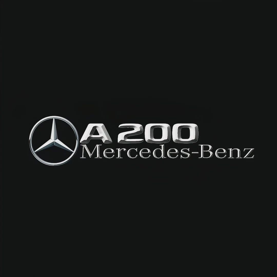 أضواء بروجكتور شعار MERCEDES BENZ رقم 03 (الكمية 1 = 1 مجموعة / 2 أضواء باب)