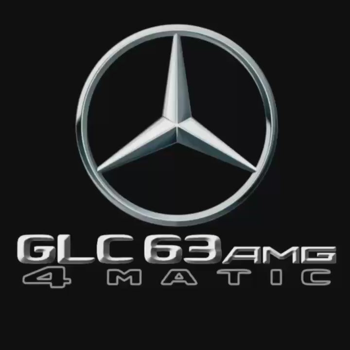 MERCEDES BENZ LOGO PROJECTOT LIGHTS Nr.03 (cantidad 1 = 1 juego/2 luces de puerta)