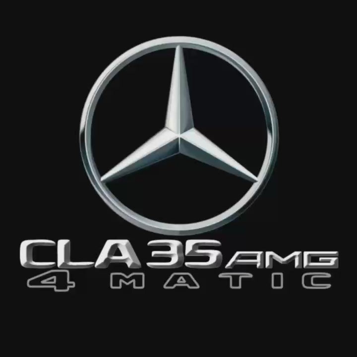 أضواء بروجكتور شعار MERCEDES BENZ رقم 03 (الكمية 1 = 1 مجموعة / 2 أضواء باب)