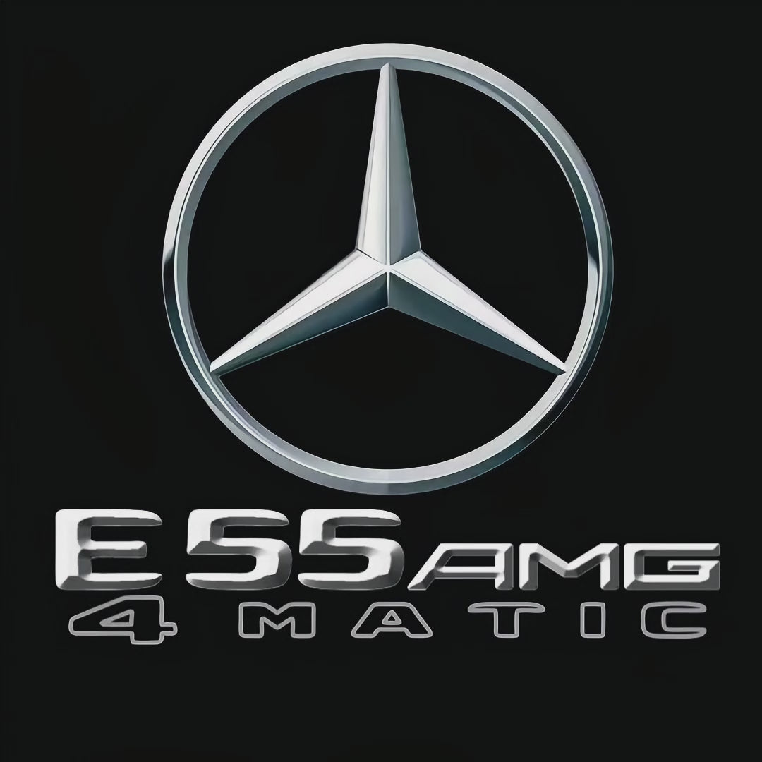 أضواء بروجكتور شعار MERCEDES BENZ رقم 03 (الكمية 1 = 1 مجموعة / 2 أضواء باب)