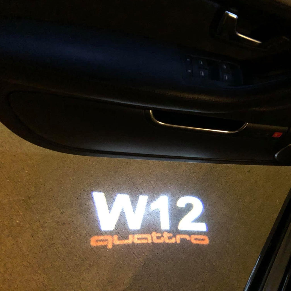 AUDI LOGO PROJECTOR LIGHTS Nr.75 (Menge 1 = 2 Logo Films / 2 Türlichter)