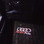 AUDI LOGO PROJECTOT LIGHTS Nr.44 (cantidad 1 = 2 logo films /2 luces de puerta)