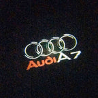 AUDI A7 LOGO PROJECTOT LIGHTS Nr.45 (quantità 1 = 2 Logo Films /2 luci porta)