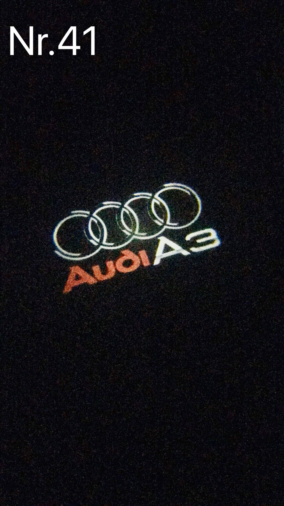 Insignia LOGO PROJECTOT LIGHTS Nr.19 (Menge 1 = 2 LogoFilme /2 Türleuchten