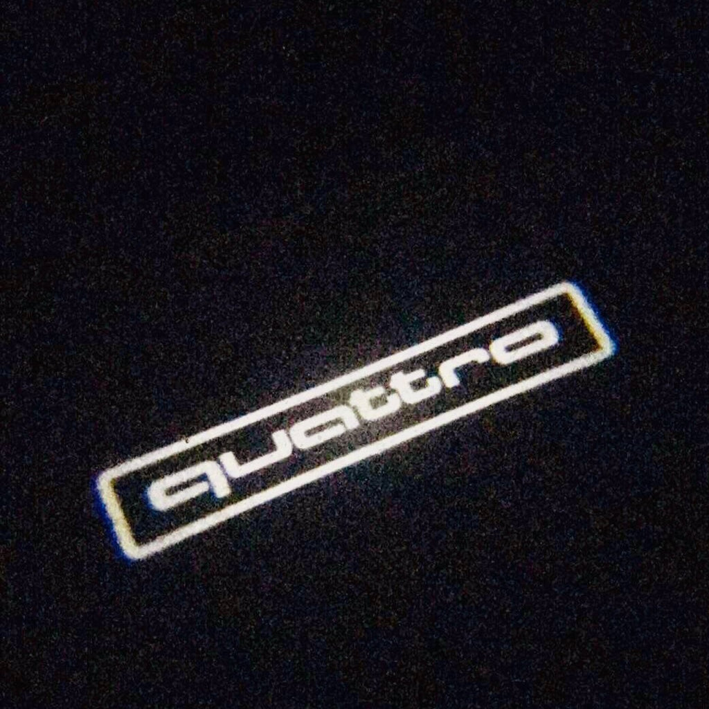 AUDI LOGO PROJEKTOT LIGHTS Nr.85 (Menge 1 = 2 Logo Films /2 Türlichter im Kombi-Raum 652899;