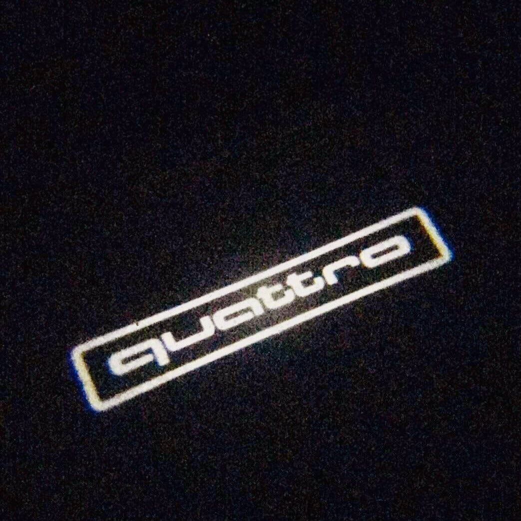 AUDI LOGO PROJEKTOT LIGHTS Nr.85 (Menge 1 = 2 Logo Films /2 Türlichter im Kombi-Raum 652899;