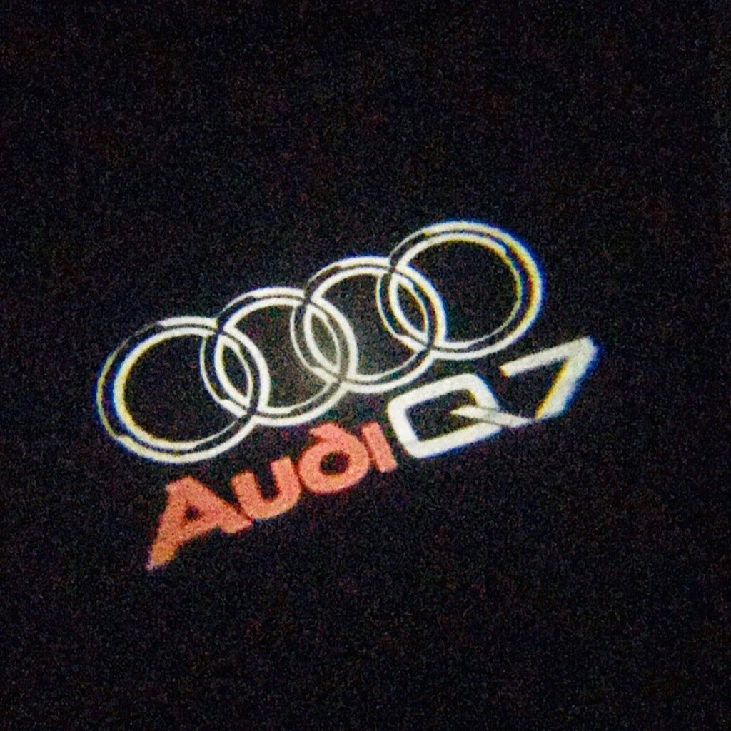 LUCI AUDI LOGO PROJECTOT Nr.49 (quantità 1 = 2 Pellicole Logo / 2 luci porta）