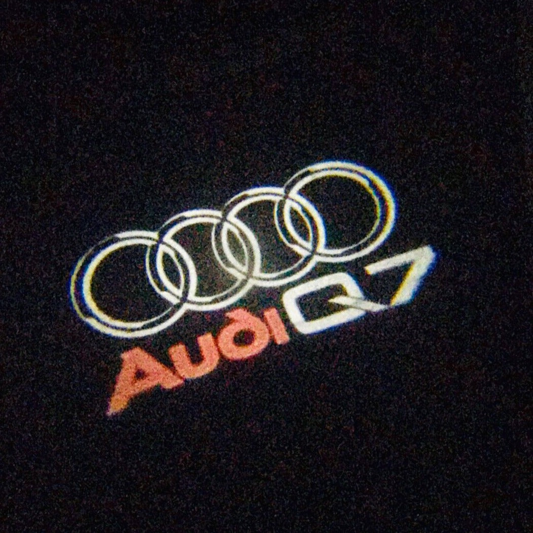 LUCI AUDI LOGO PROJECTOT Nr.49 (quantità 1 = 2 Pellicole Logo / 2 luci porta）