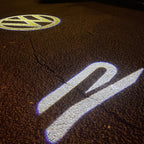 Volkswagen Door lights R Logo  Nr. 152 ( quantity 1 = 2 logo film / 2 door lights)
