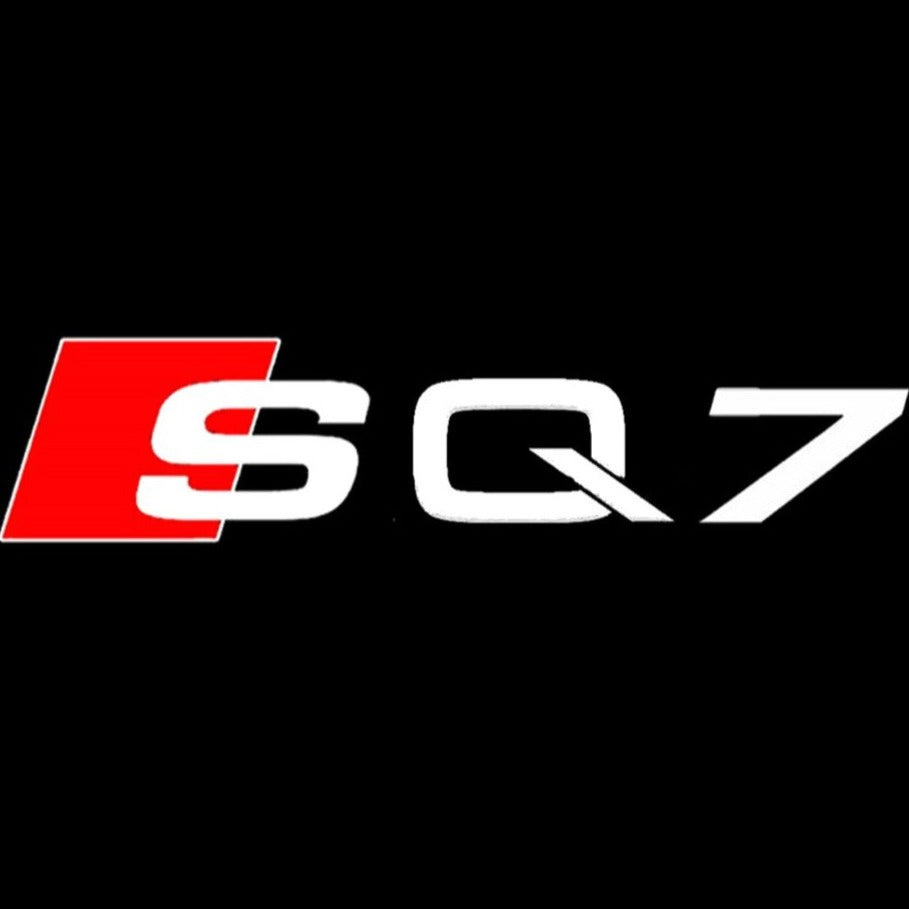 LUCI PROIETTORI LOGO AUDI Nr.59 (quantità 1 = 2 Pellicole Logo / 2 luci porta)