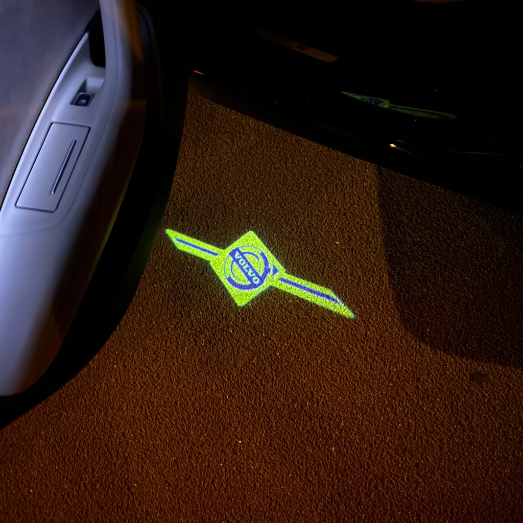 LUCES DEL PROYECTOR DEL LOGOTIPO Volvo Nr.30 (cantidad 1 = 2 Película de logotipo / 2 luces de puerta)