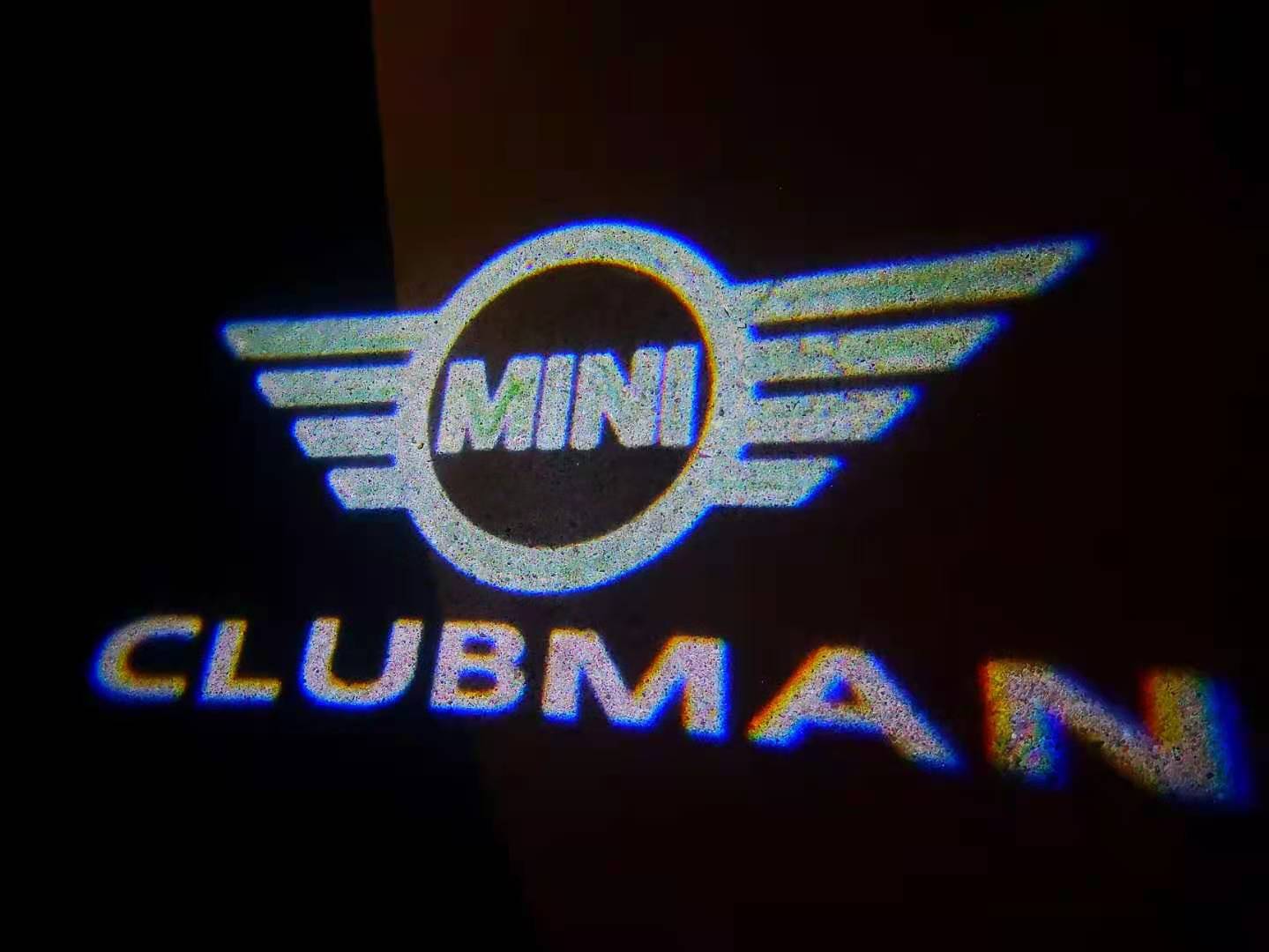 MINI CLUBMAN LOGO PROJECROTR LIGHTS Nr.130 (cantidad 1 = 2 logo película / 2 luces de puerta)