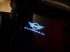 MINI CLUBMAN LOGO PROJECROTR LIGHTS Nr.130 (cantidad 1 = 2 logo película / 2 luces de puerta)